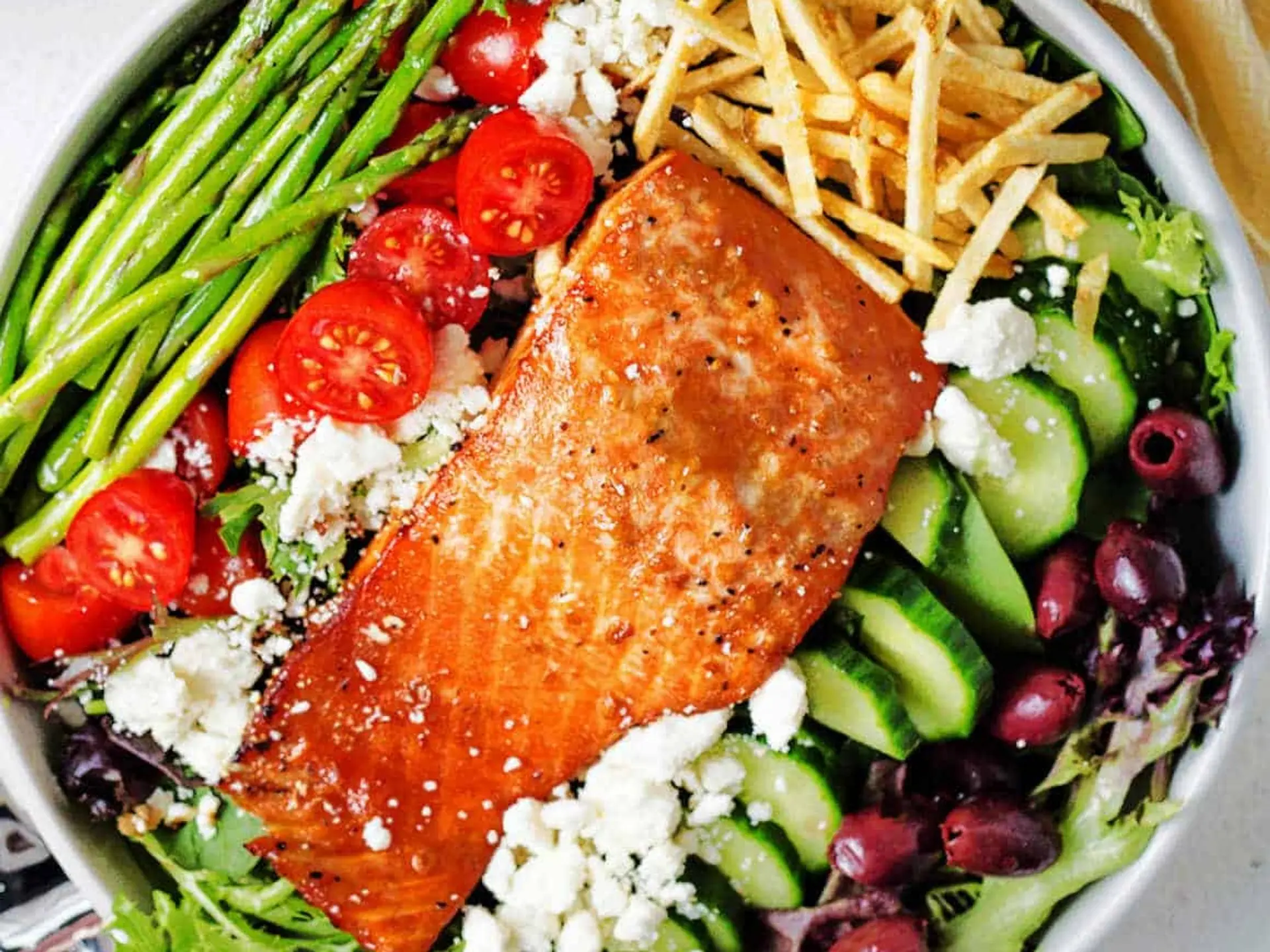 Super Salmon Salad - Double Salmon