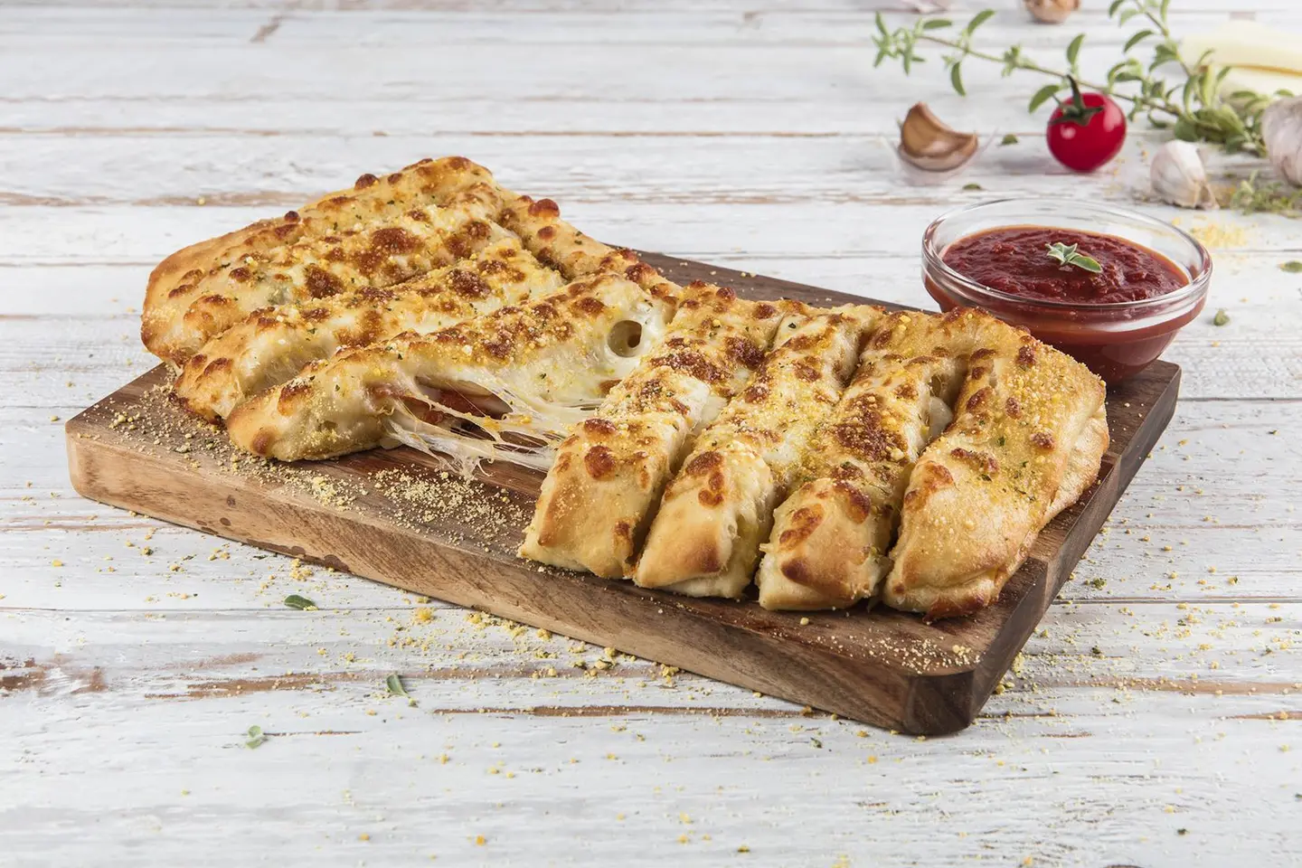Stuffed Cheesy Bread Italiano