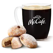 Donut Mc Bites With Coffee