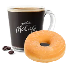 Original Donut With Coffee