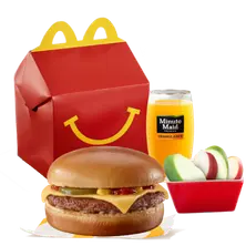 Cheeseburger With Apple