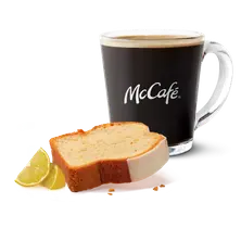 ليمون كيك مع قهوة