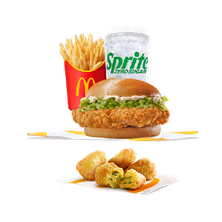 Large Mc Crispy Chicken With Jalapeno Cheese B Ites