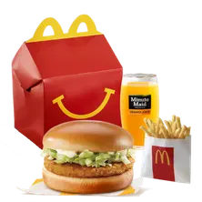 Chickenburger With Fries